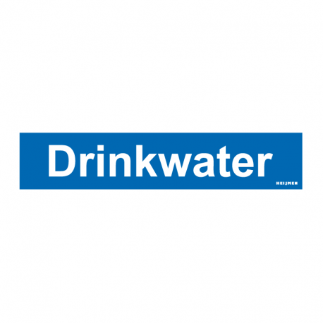 Graveerplaatje 'Drinkwater' mt. s