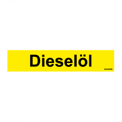 Graveerplaatje 'Dieselöl' mt. s
