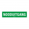 Sticker Heijmen 'Nooduitgang NL' 30x7,5cm