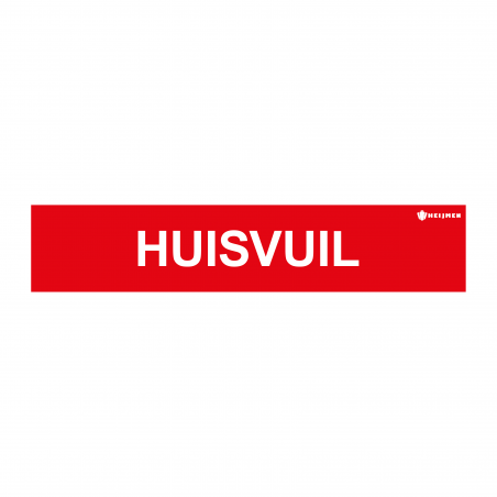 Sticker Heijmen 'Huisvuil NL' 15x3cm
