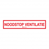 Sticker Heijmen 'Noodstop ventilatie NL' 15x3cm