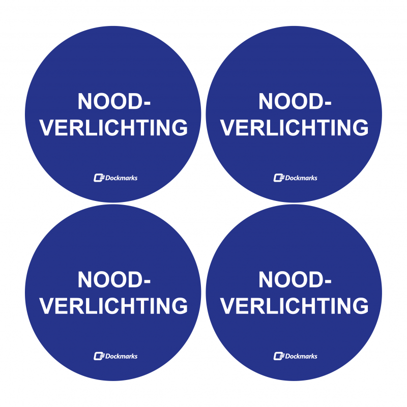 Sticker Heijmen 'Noodverlichting' 4cm 4x