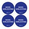 Sticker Heijmen 'Noodverlichting' 4cm 4x