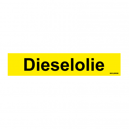 Sticker Heijmen 'Dieselolie NL' 10x2cm