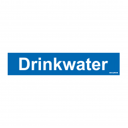 Sticker Heijmen 'Drinkwater NL' 10x2cm