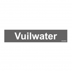 Sticker Heijmen 'Vuilwater NL' 10x2cm