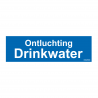 Sticker Heijmen 'Ontluchting drinkwater NL' 10x3cm