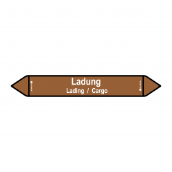 Sticker Heijmen 'Lading DE' 45X6,5CM