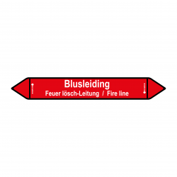 Sticker Heijmen 'Blusleiding NL' 45X6,5CM