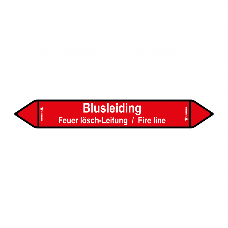 Sticker Heijmen 'Blusleiding NL' 45X6,5CM