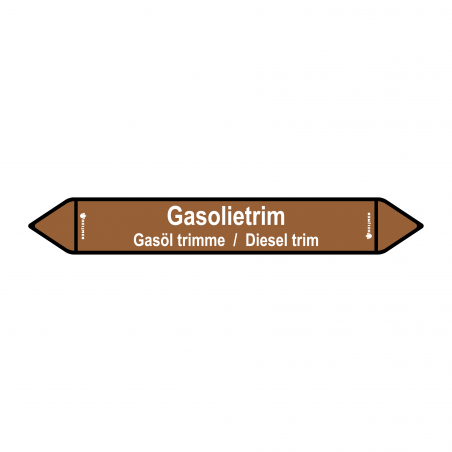 Sticker Heijmen 'Gasolietrim NL' 45X6,5CM