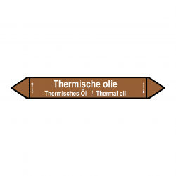 Sticker Heijmen 'Thermische olie NL' 45X6,5CM