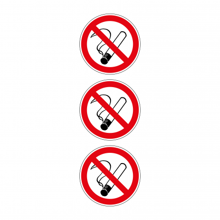 Sticker Heijmen 'Verboden te roken' 3CM