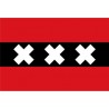 Vlag Amsterdam 40 x 60 cm